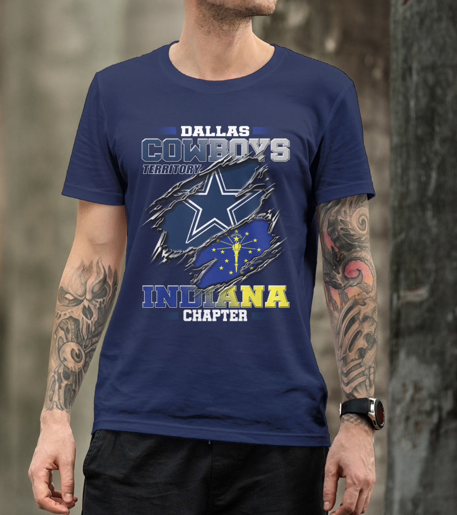 Dallas Cowboys Territory Indiana Chapter T-Shirt