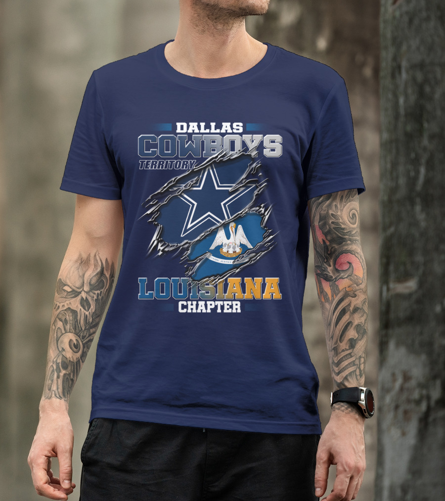 Dallas Cowboys Territory Louisiana Chapter T-Shirt