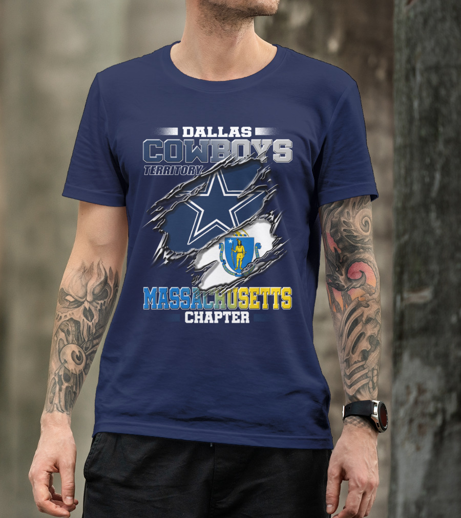 Dallas Cowboys Territory Massachusetts Chapter T-Shirt