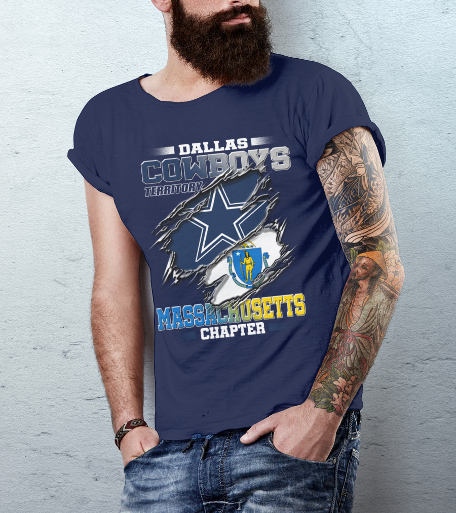 Dallas Cowboys Territory Massachusetts Chapter T-Shirt