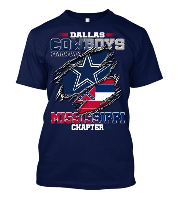Dallas Cowboys Territory Mississippi Chapter T-Shirt