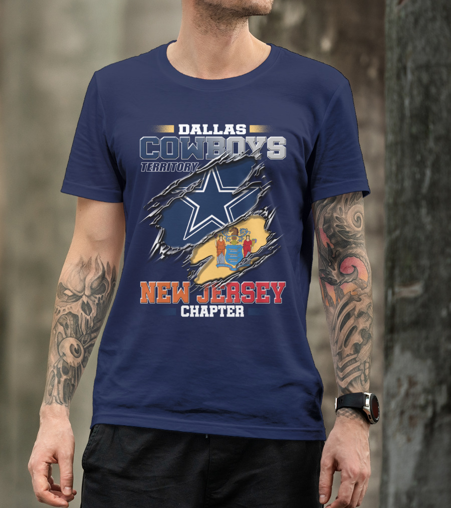 Dallas Cowboys Territory New Jersey Chapter T-Shirt