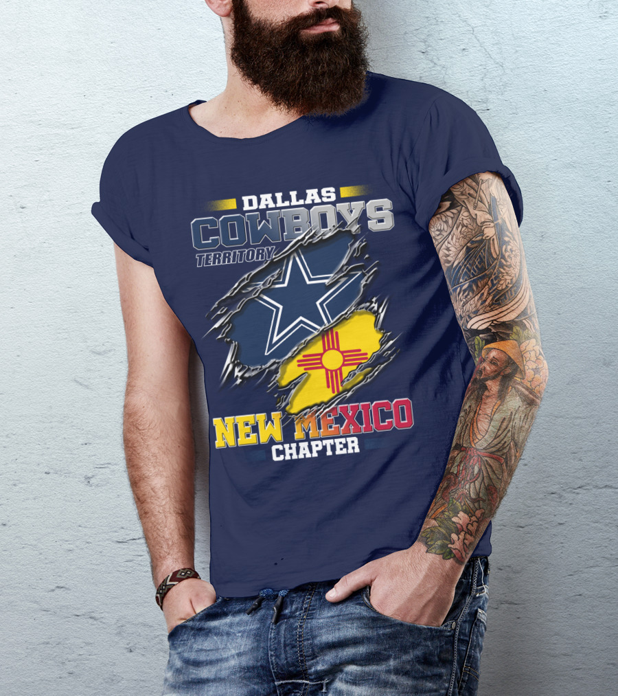 Dallas Cowboys Territory New Mexico Chapter T-Shirt
