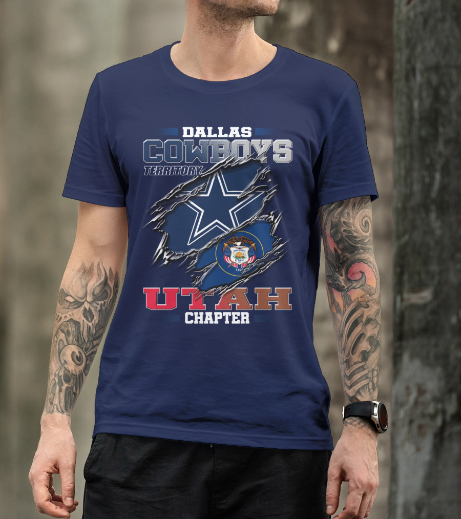 Dallas Cowboys Territory Utah Chapter T-Shirt