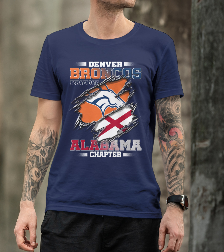 Denver Broncos Territory Alabama Chapter T-Shirt