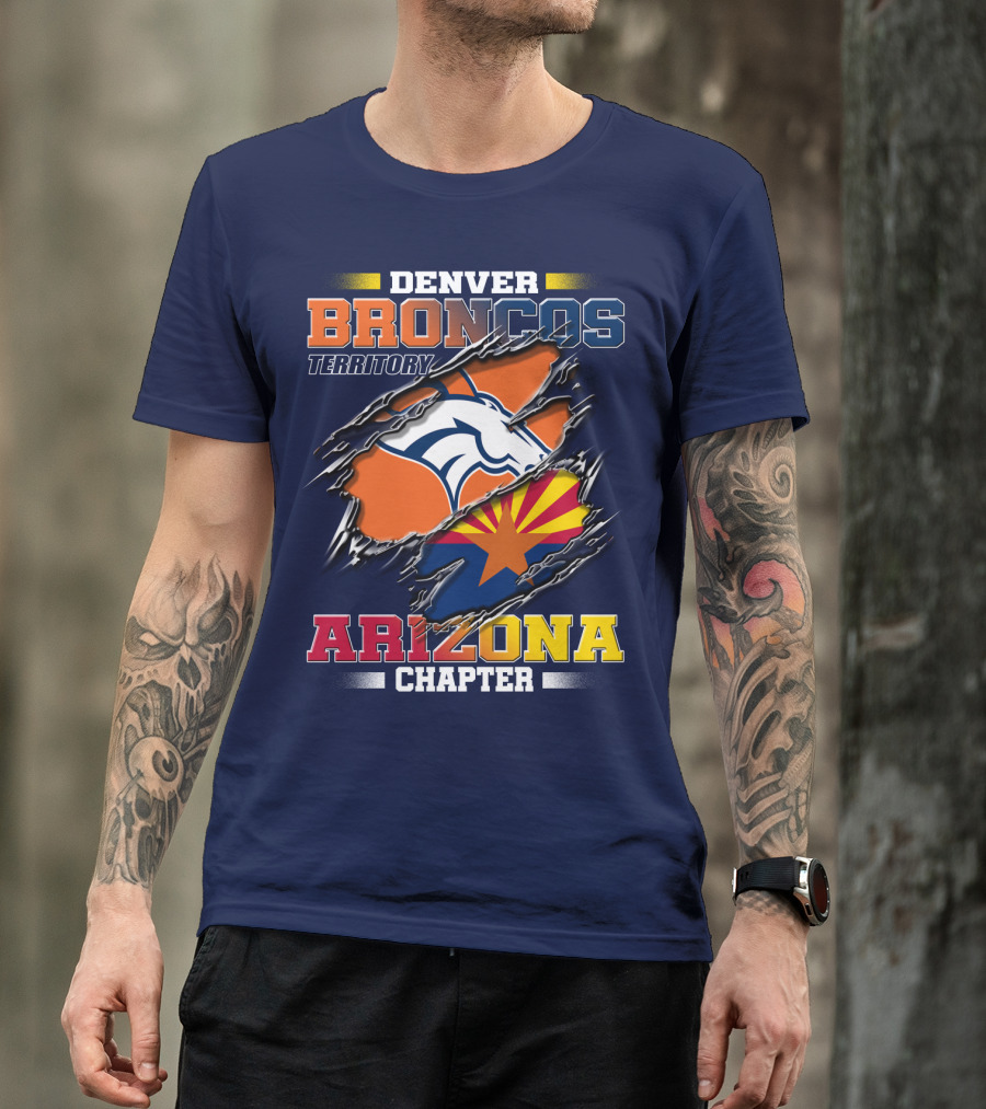 Denver Broncos Territory Arizona Chapter T-Shirt