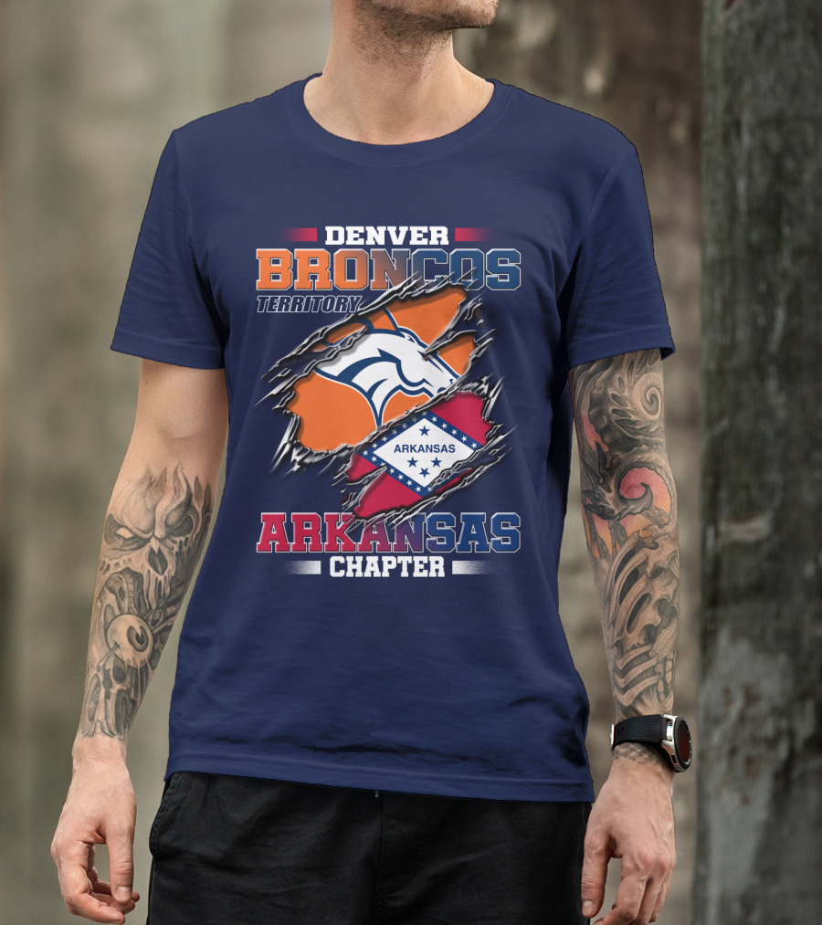 Denver Broncos Territory Arkansas Chapter T-Shirt
