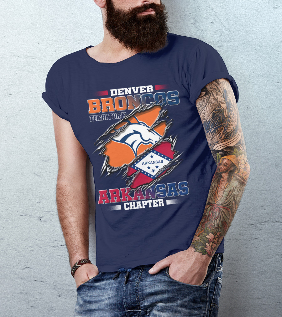 Denver Broncos Territory Arkansas Chapter T-Shirt