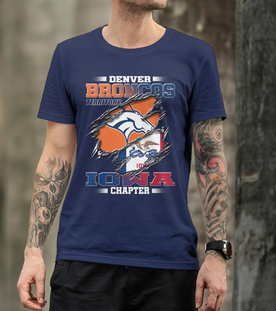 Denver Broncos Territory Iowa Chapter T-Shirt