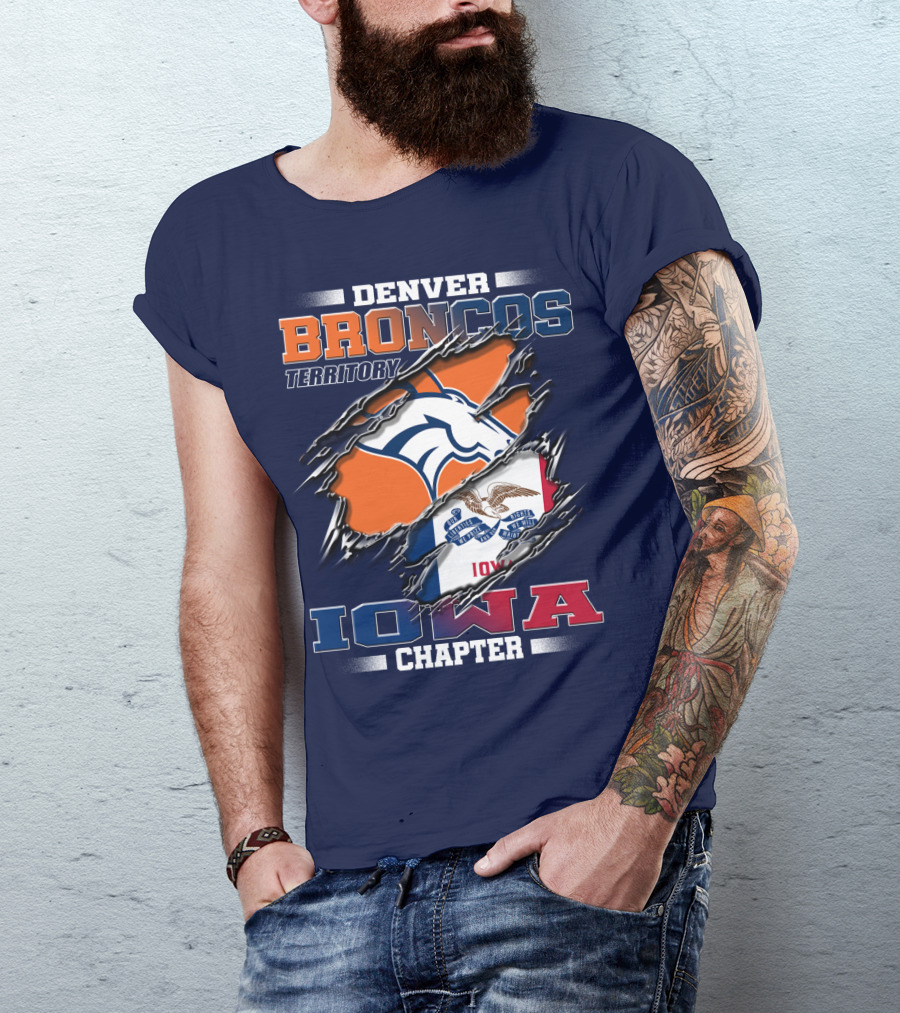 Denver Broncos Territory Iowa Chapter T-Shirt