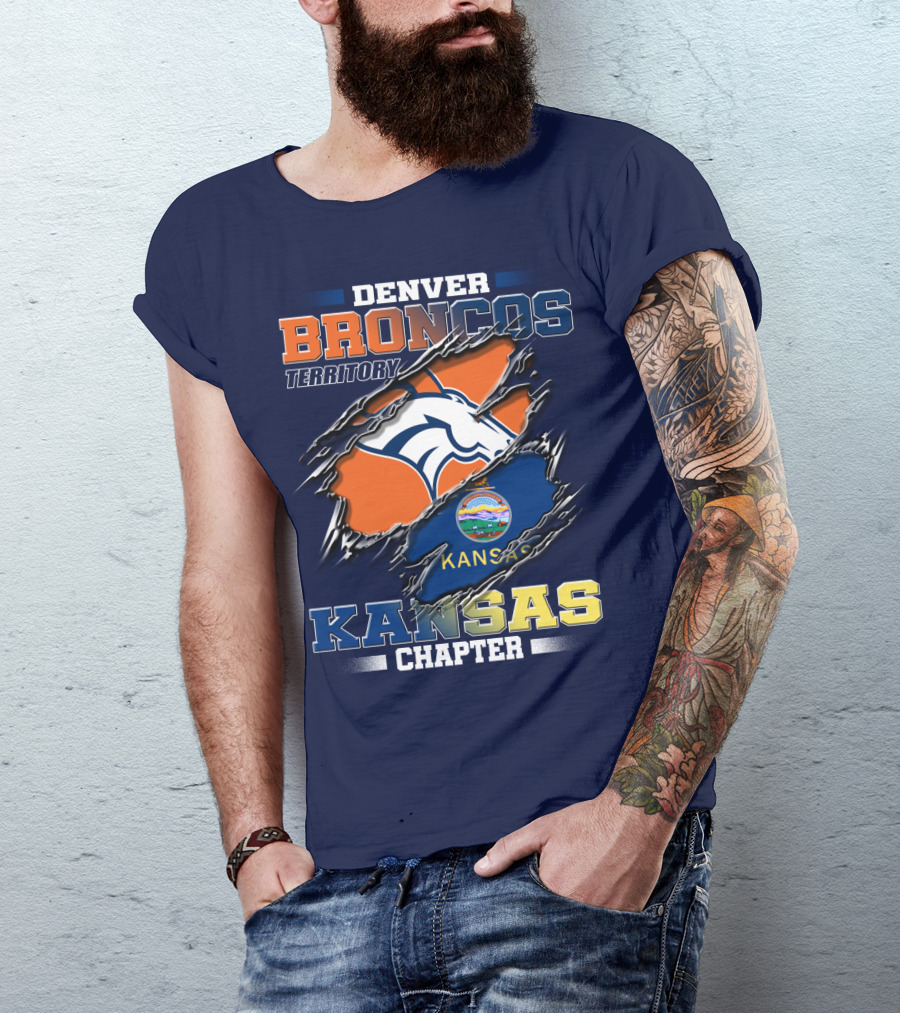 Denver Broncos Territory Kansas Chapter T-Shirt