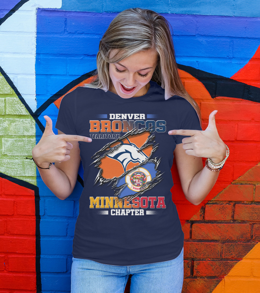 Denver Broncos Territory Minnesota Chapter T-Shirt