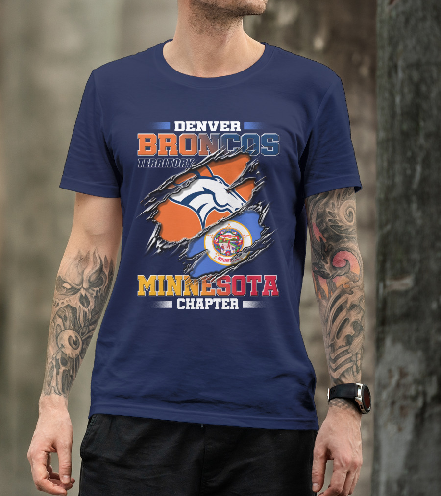 Denver Broncos Territory Minnesota Chapter T-Shirt