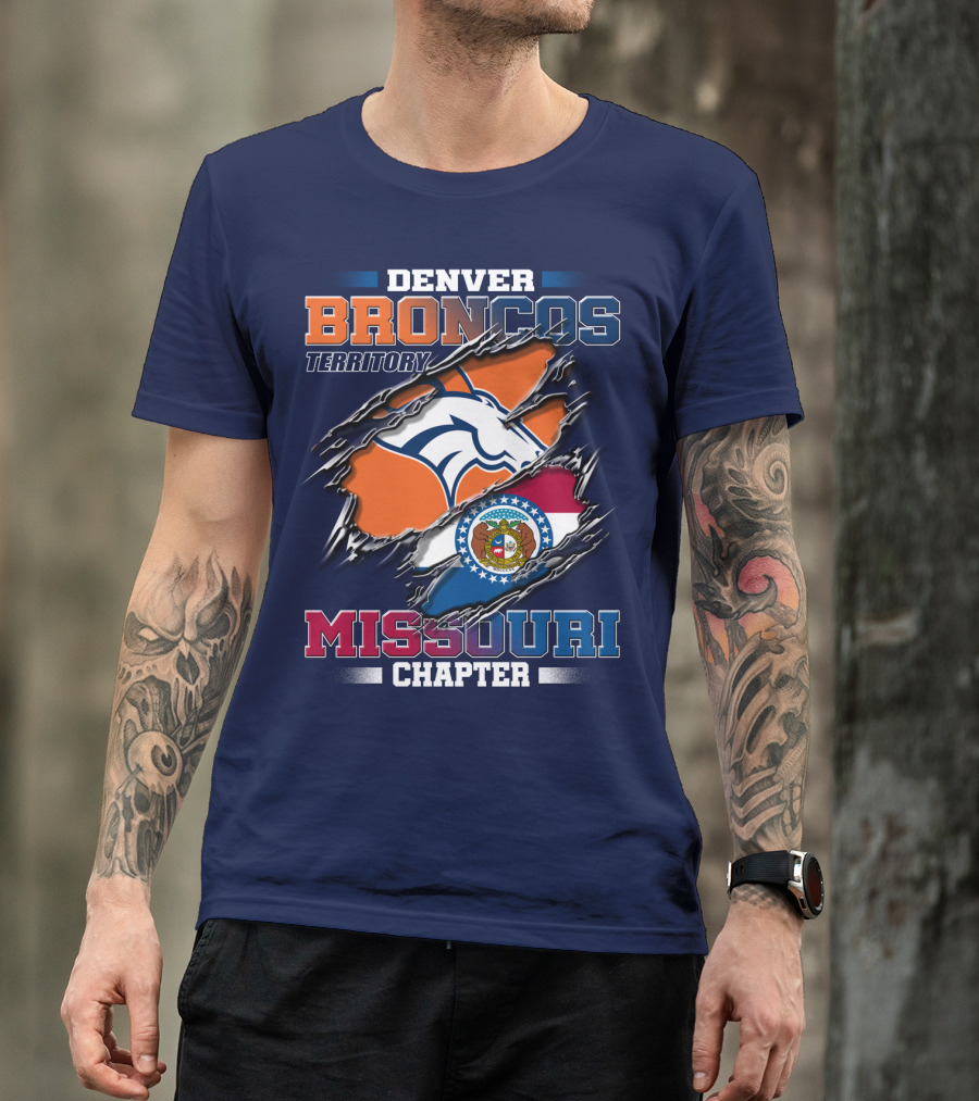 Denver Broncos Territory Missouri Chapter T-Shirt