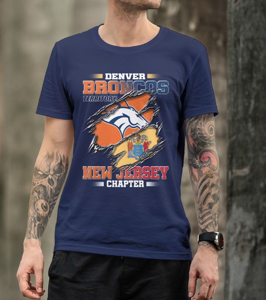 Denver Broncos Territory New Jersey Chapter T-Shirt