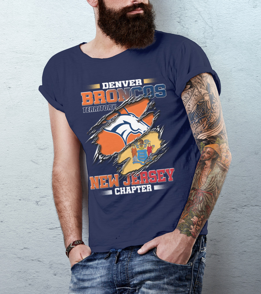 Denver Broncos Territory New Jersey Chapter T-Shirt