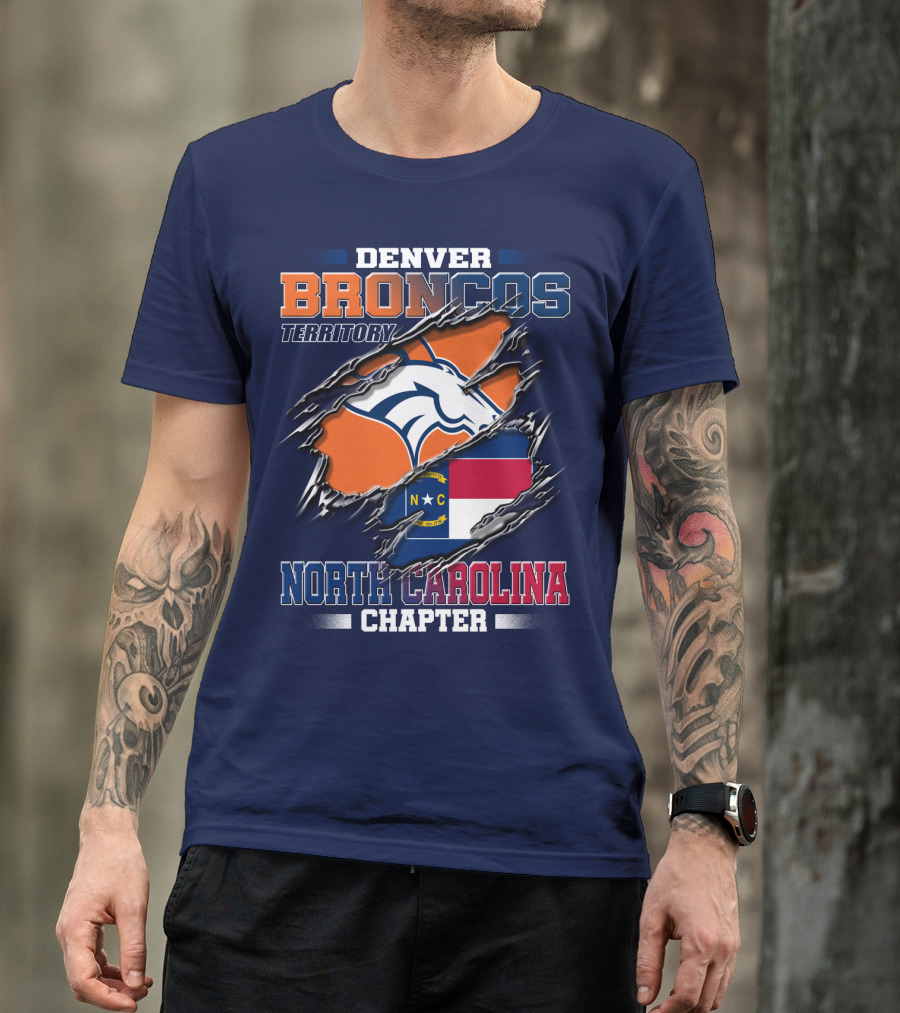 Denver Broncos Territory North Carolina Chapter T-Shirt