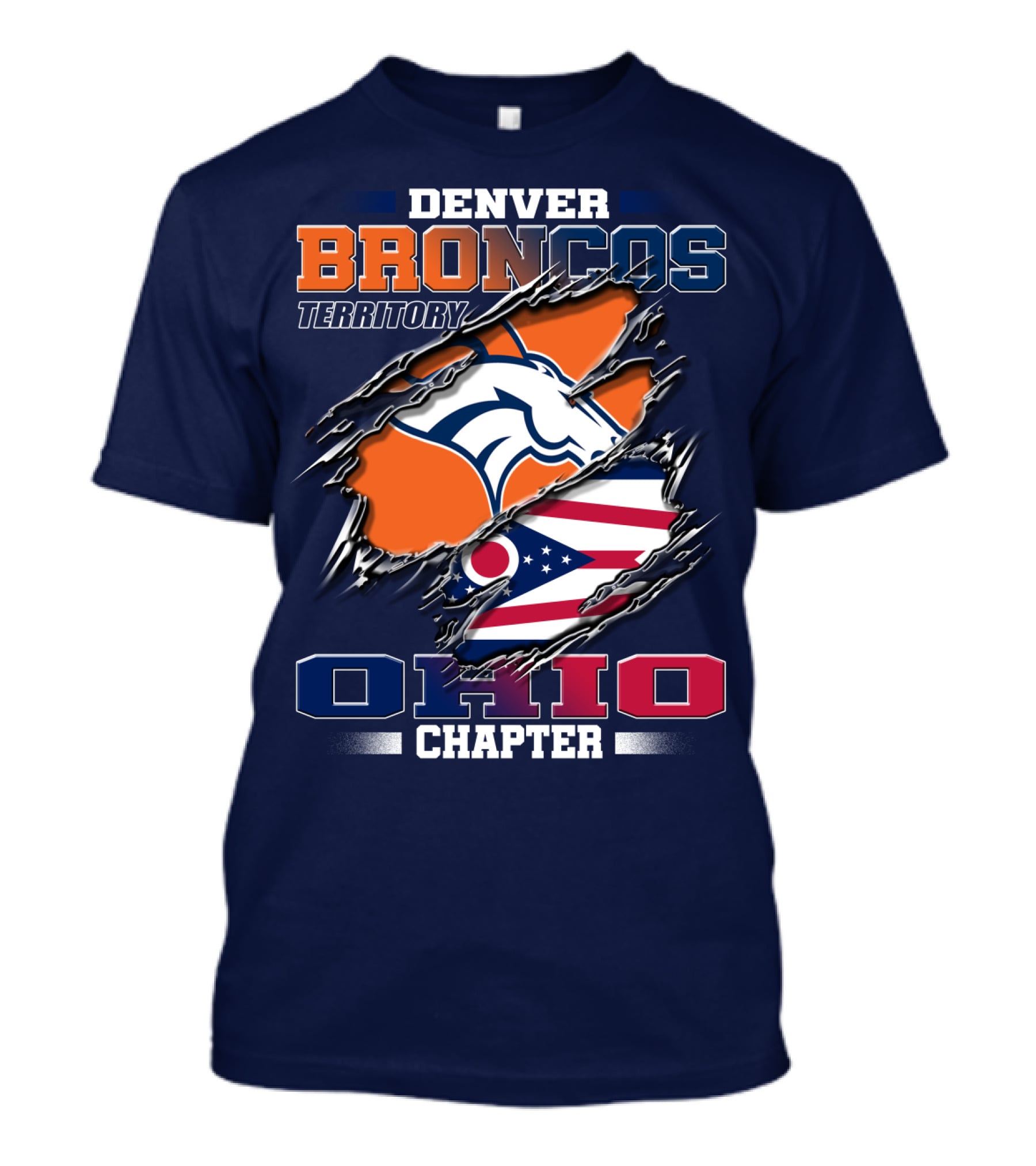 Denver Broncos Territory Ohio Chapter T-Shirt