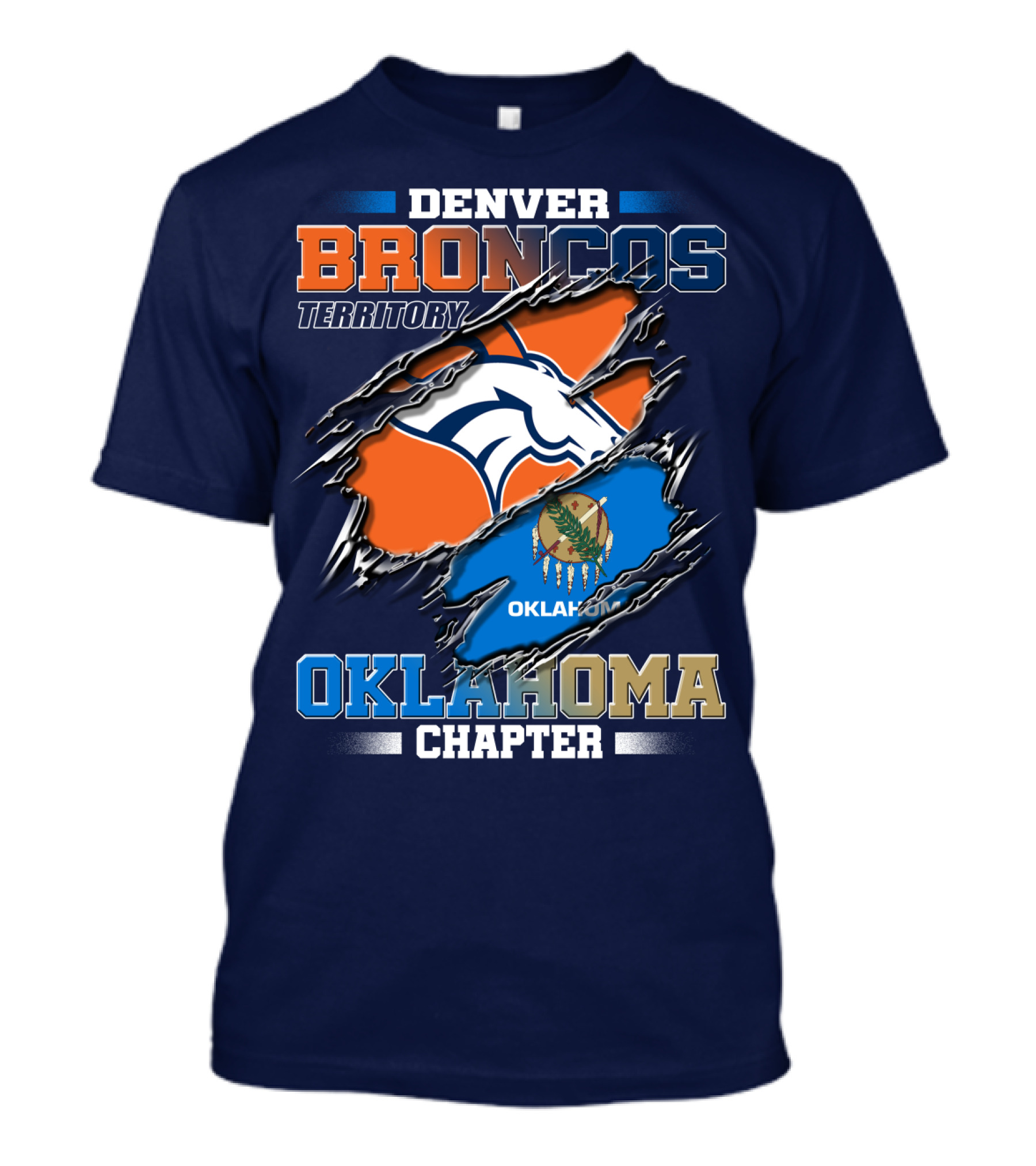 Denver Broncos Territory Oklahoma Chapter T-Shirt