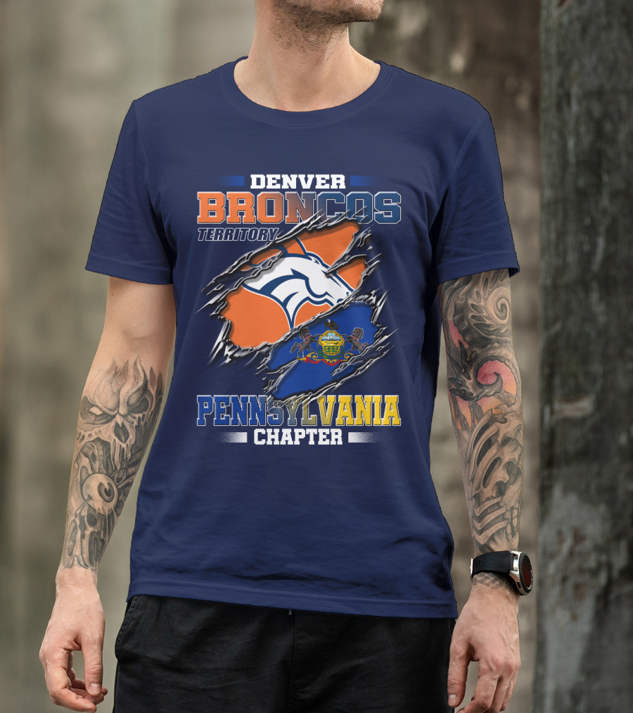 Denver Broncos Territory Pennsylvania Chapter T-Shirt