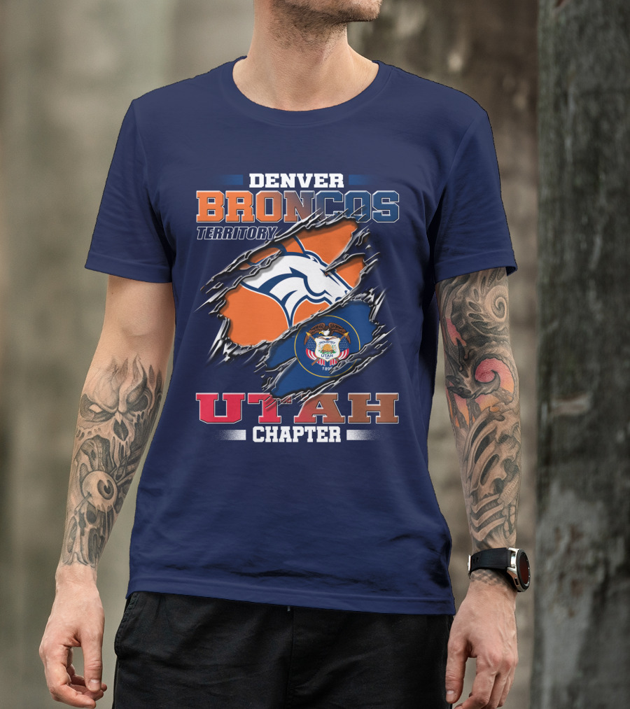 Denver Broncos Territory Utah Chapter T-Shirt