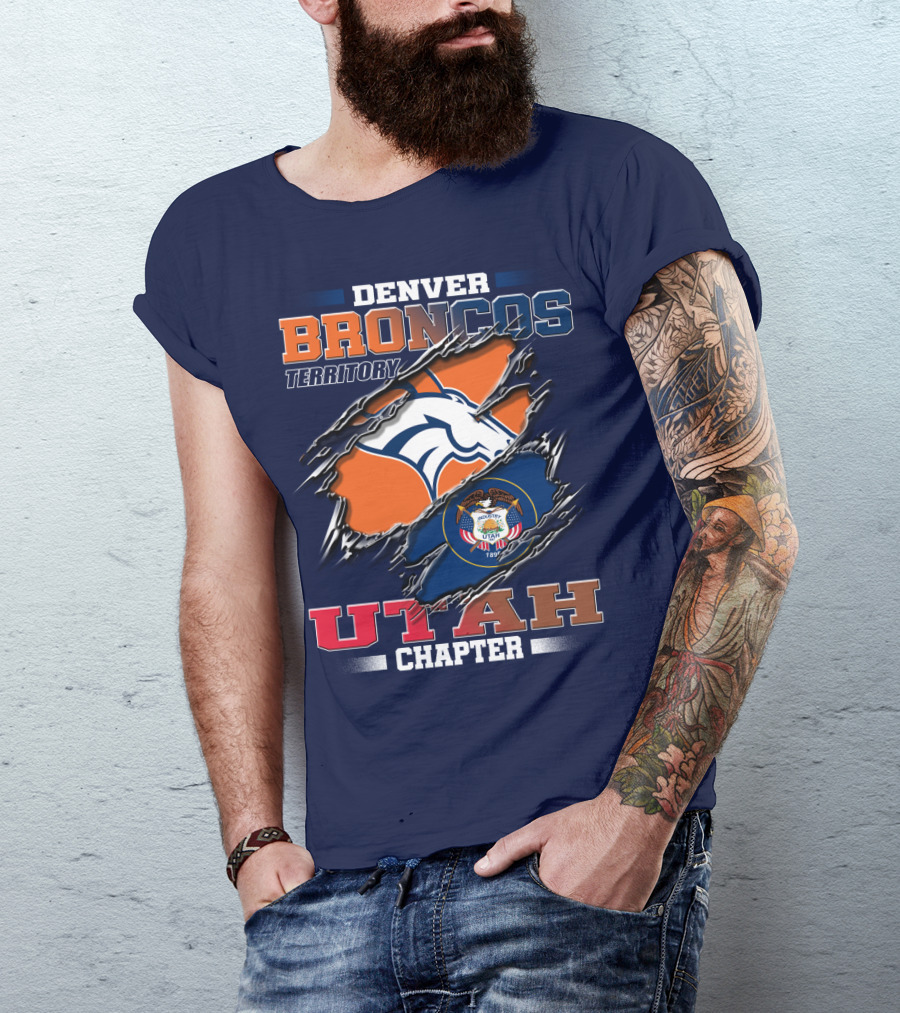 Denver Broncos Territory Utah Chapter T-Shirt