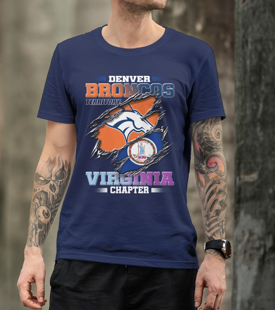 Denver Broncos Territory Virginia Chapter T-Shirt