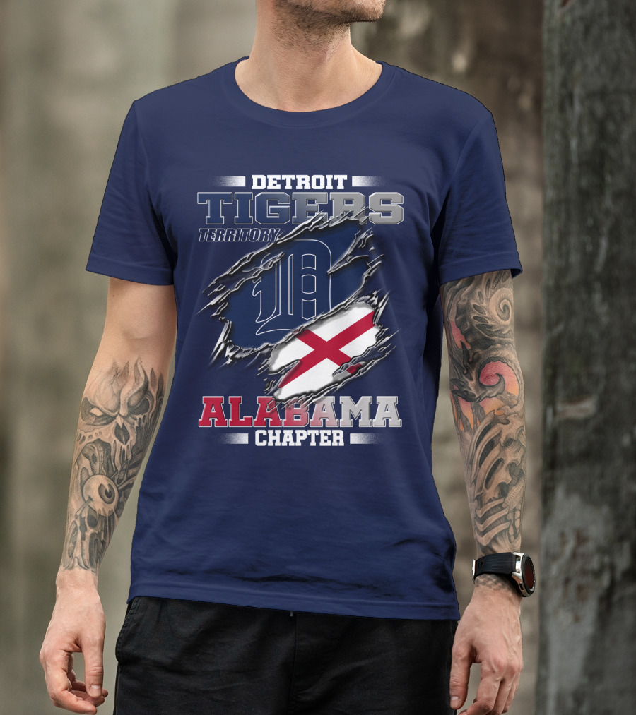 Detroit Tigers Territory Alabama Chapter T-Shirt