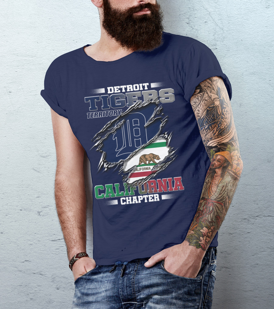 Detroit Tigers Territory California Chapter T-Shirt