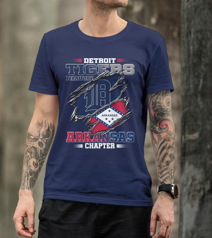 Detroit Tigers Territory Arkansas Chapter T-Shirt