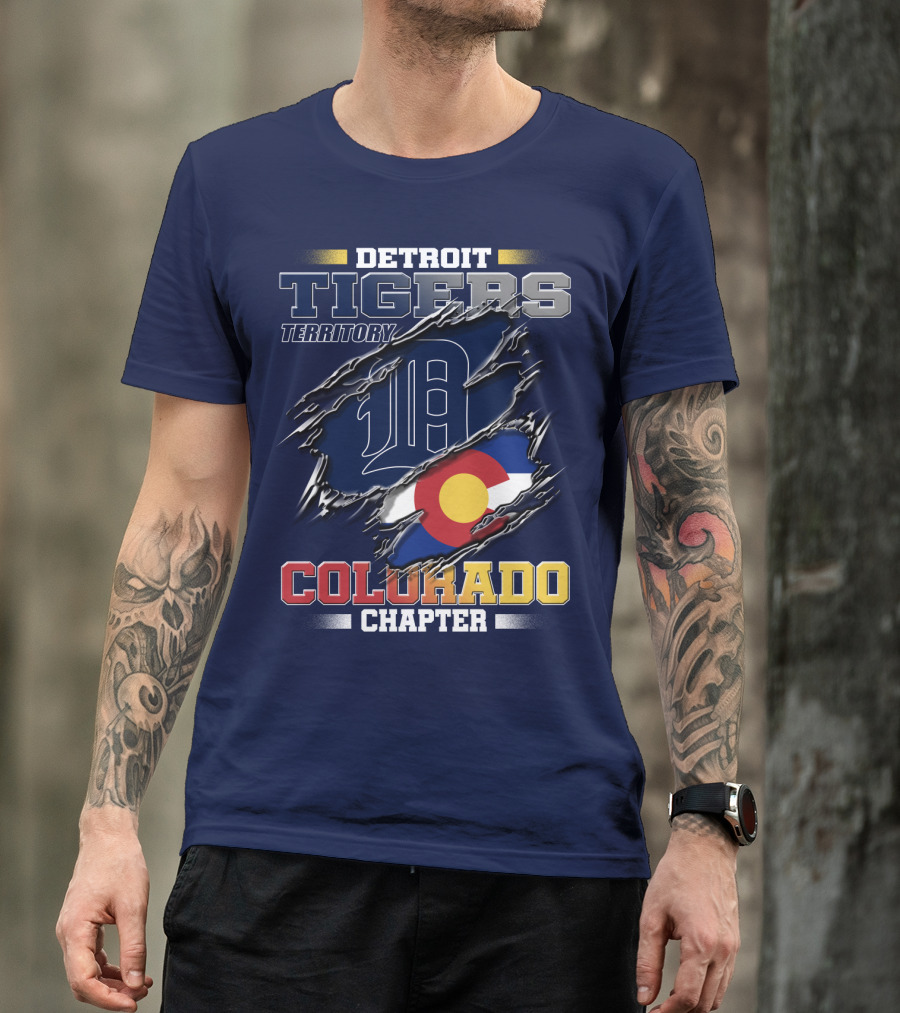 Detroit Tigers Territory Colorado Chapter T-Shirt