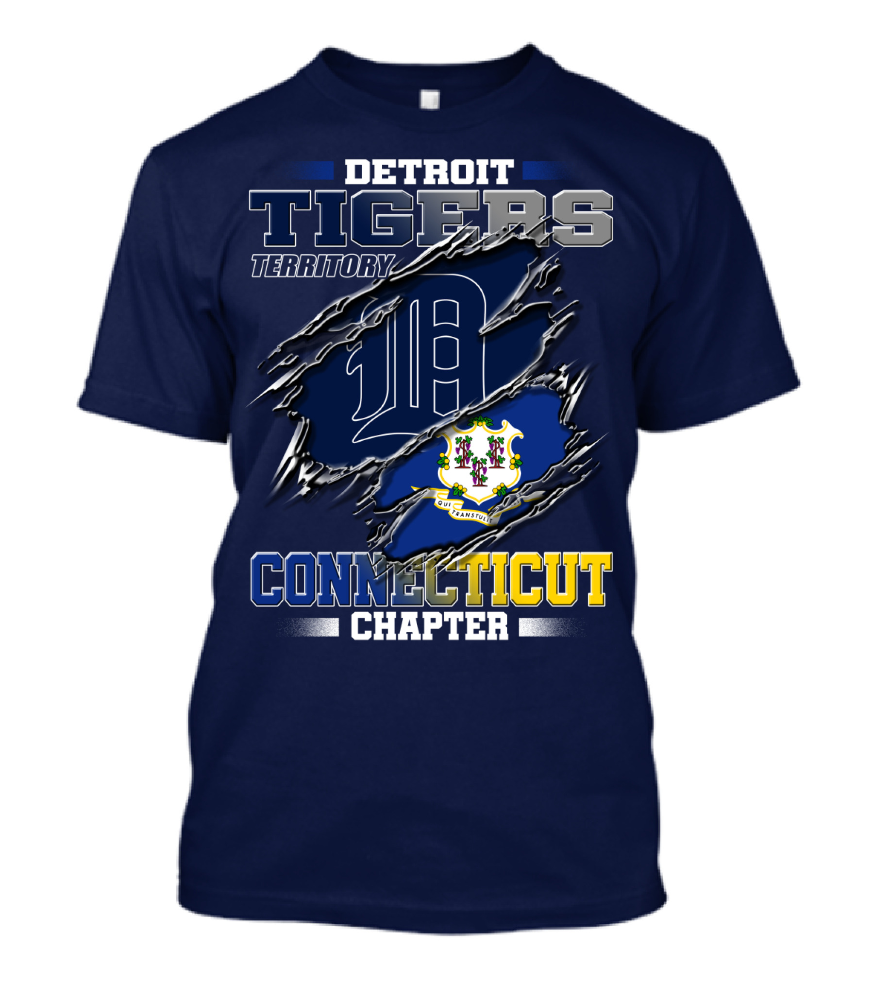 Detroit Tigers Territory Connecticut Chapter T-Shirt