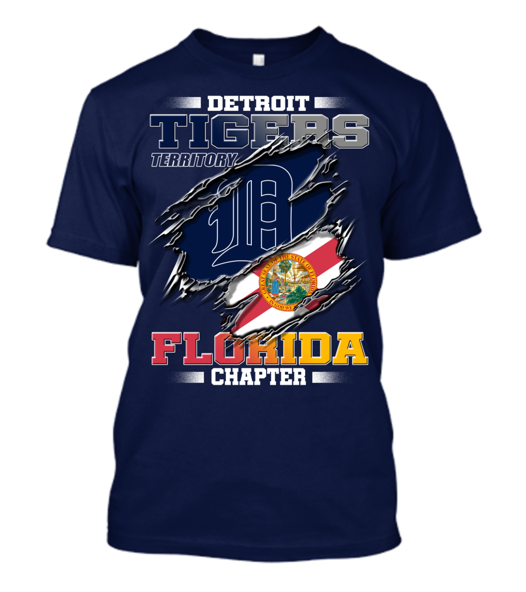 Detroit Tigers Territory Florida Chapter T-Shirt