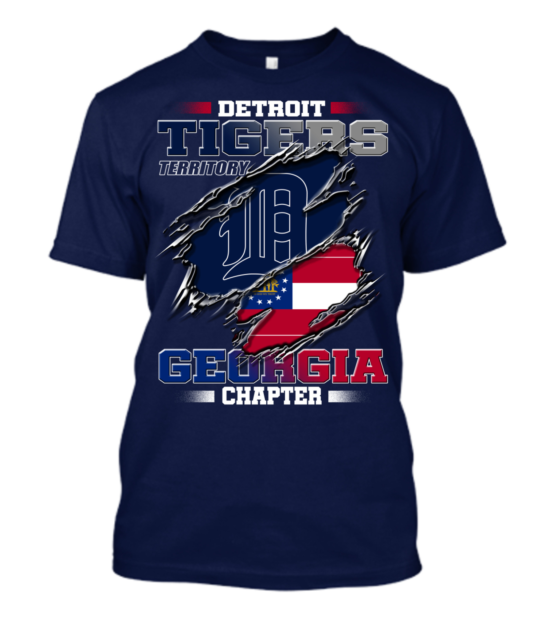 Detroit Tigers Territory Georgia Chapter T-Shirt