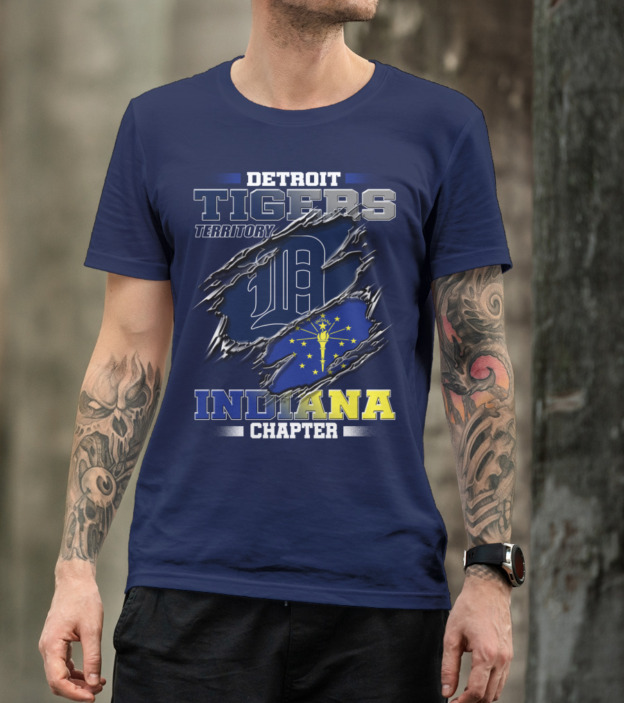 Detroit Tigers Territory Indiana Chapter T-Shirt