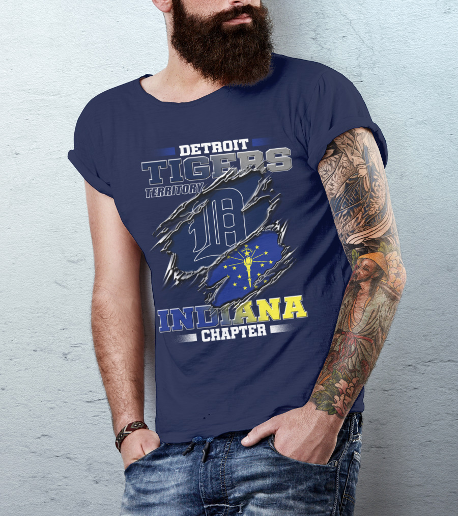 Detroit Tigers Territory Indiana Chapter T-Shirt