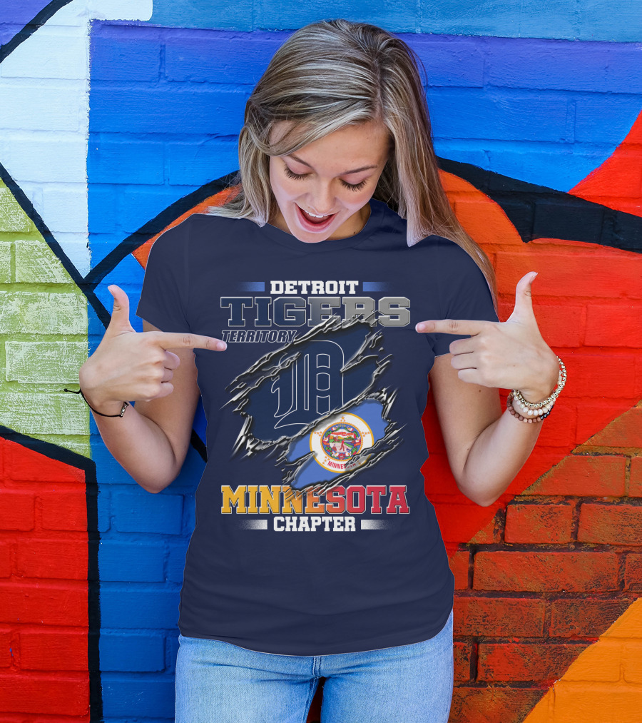 Detroit Tigers Territory Minnesota Chapter T-Shirt