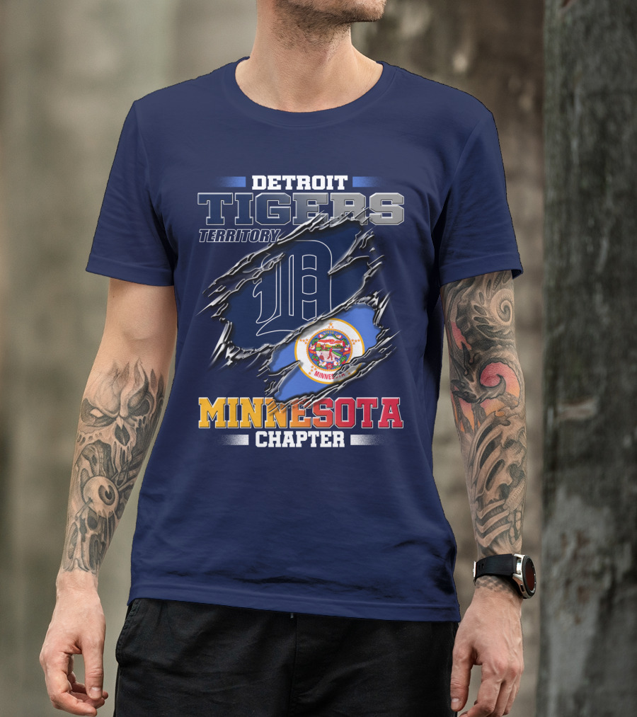 Detroit Tigers Territory Minnesota Chapter T-Shirt