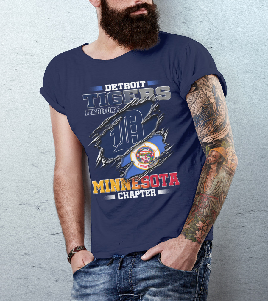 Detroit Tigers Territory Minnesota Chapter T-Shirt