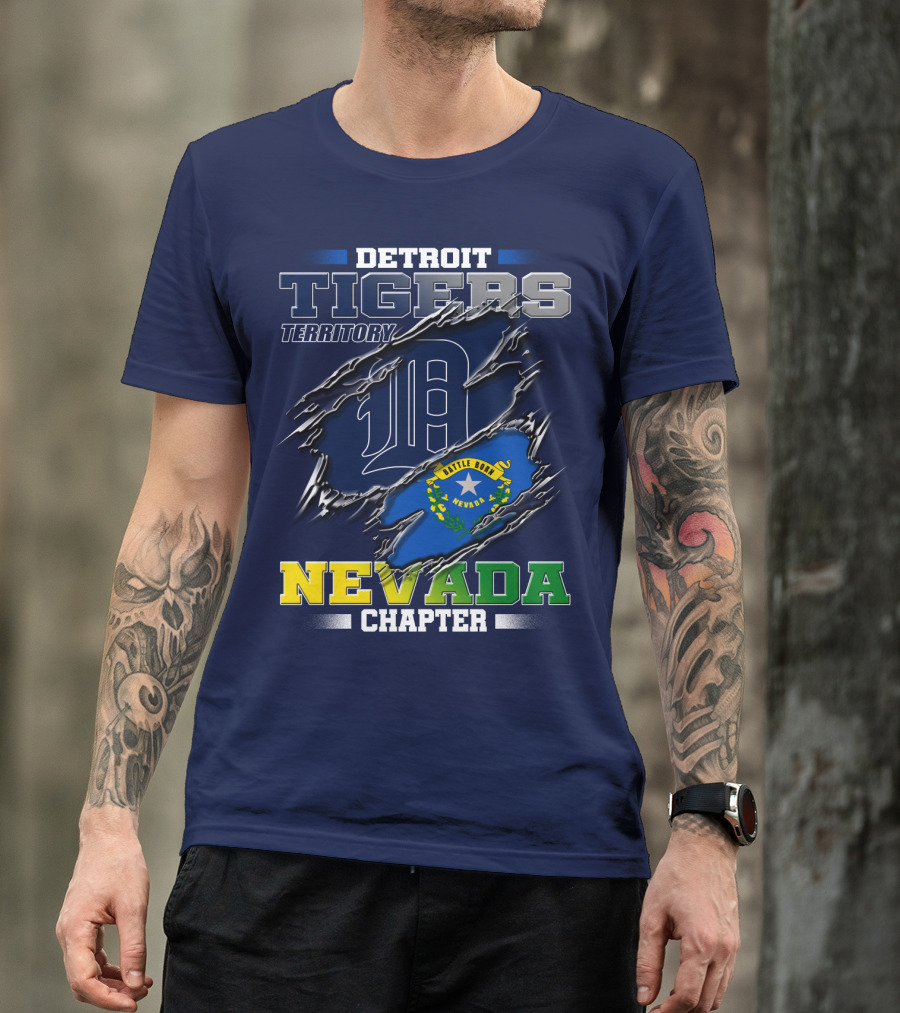 Detroit Tigers Territory Nevada Chapter T-Shirt