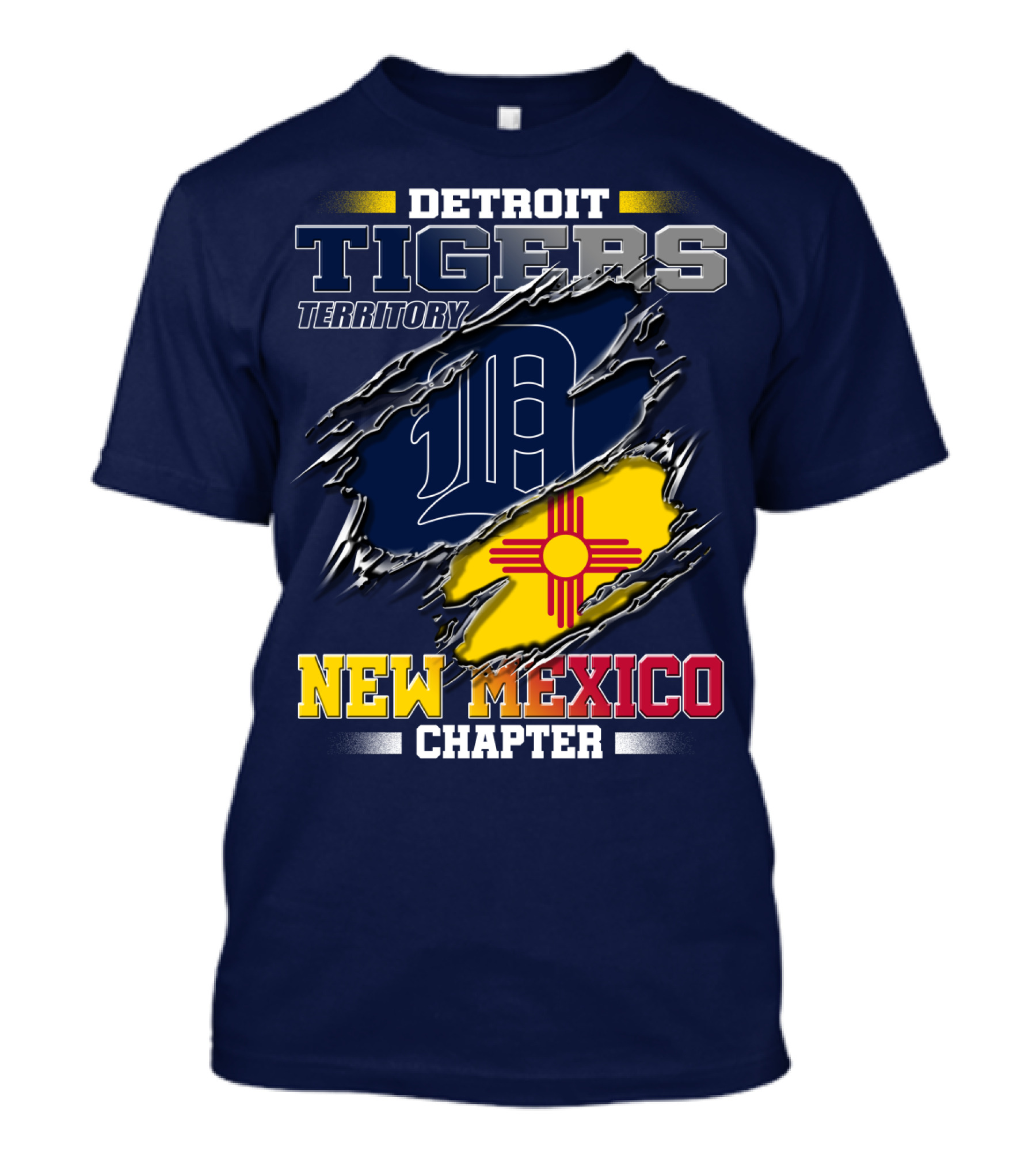 Detroit Tigers Territory New Mexico Chapter T-Shirt