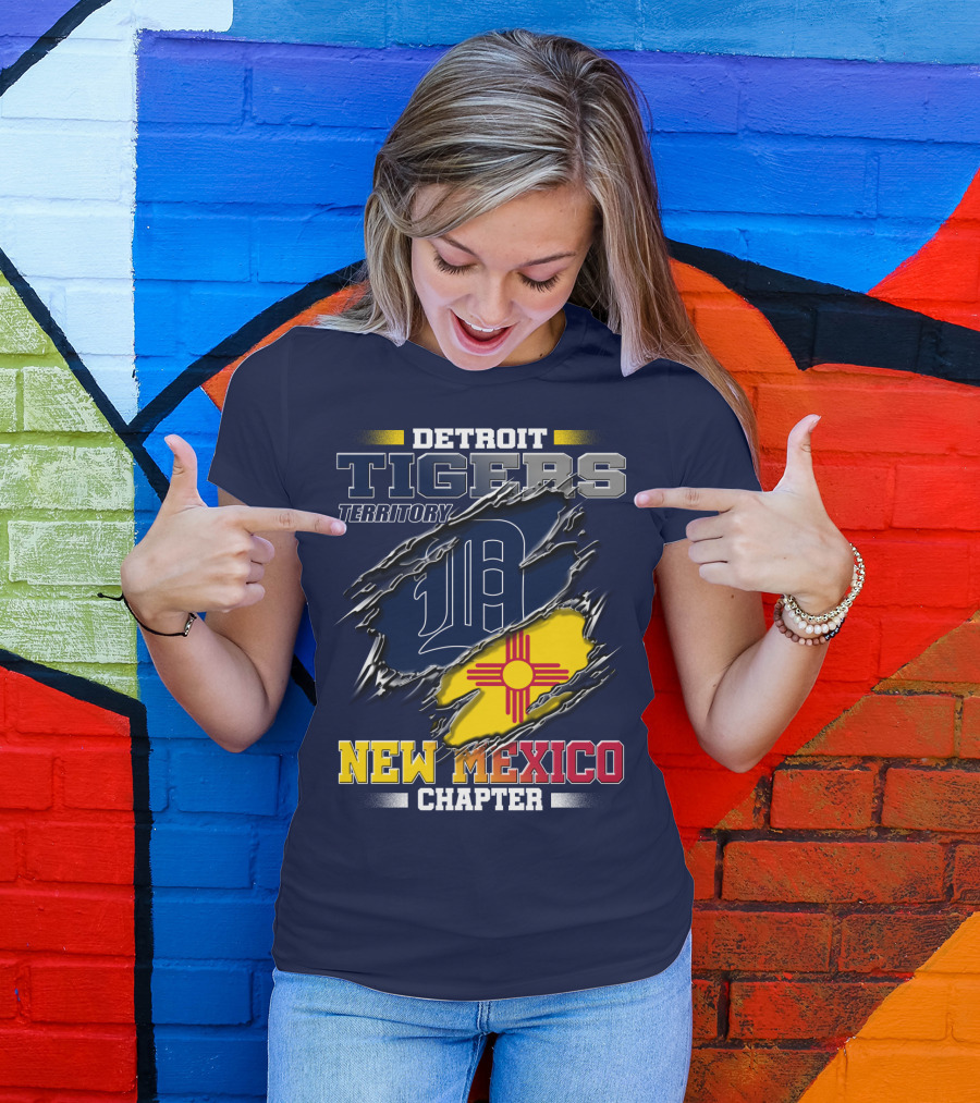 Detroit Tigers Territory New Mexico Chapter T-Shirt