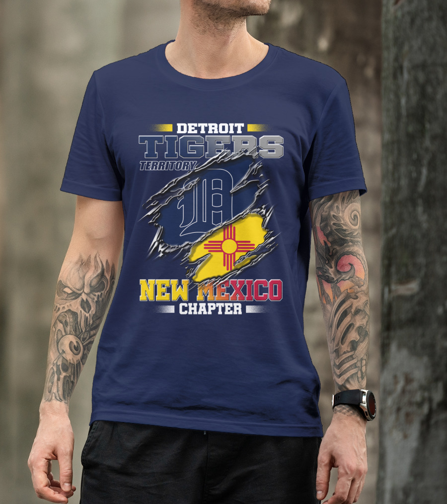 Detroit Tigers Territory New Mexico Chapter T-Shirt