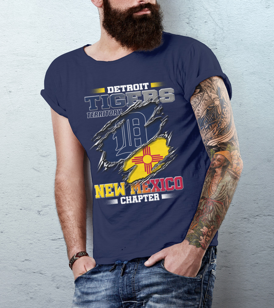 Detroit Tigers Territory New Mexico Chapter T-Shirt