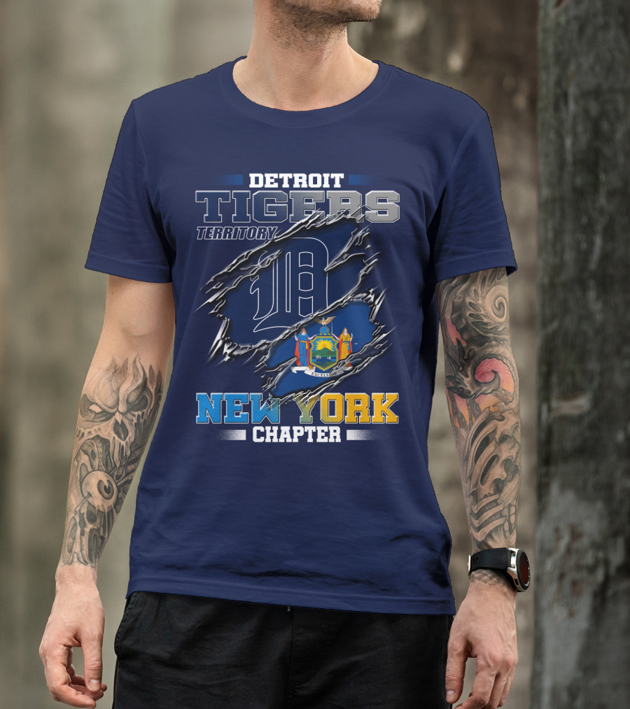 Detroit Tigers Territory New York Chapter T-Shirt