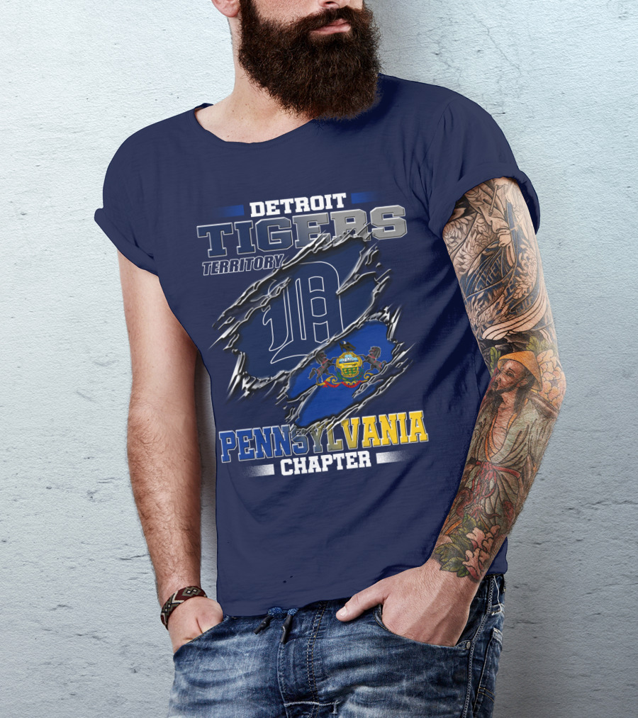 Detroit Tigers Territory Pennsylvania Chapter T-Shirt