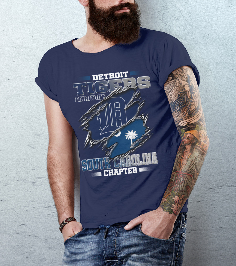 Detroit Tigers Territory South Carolina Chapter T-Shirt