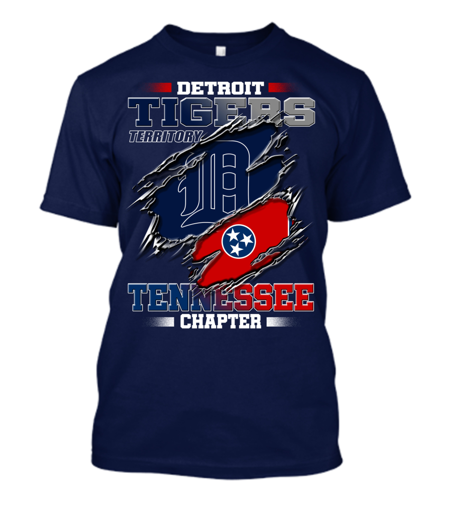 Detroit Tigers Territory Tennessee Chapter T-Shirt