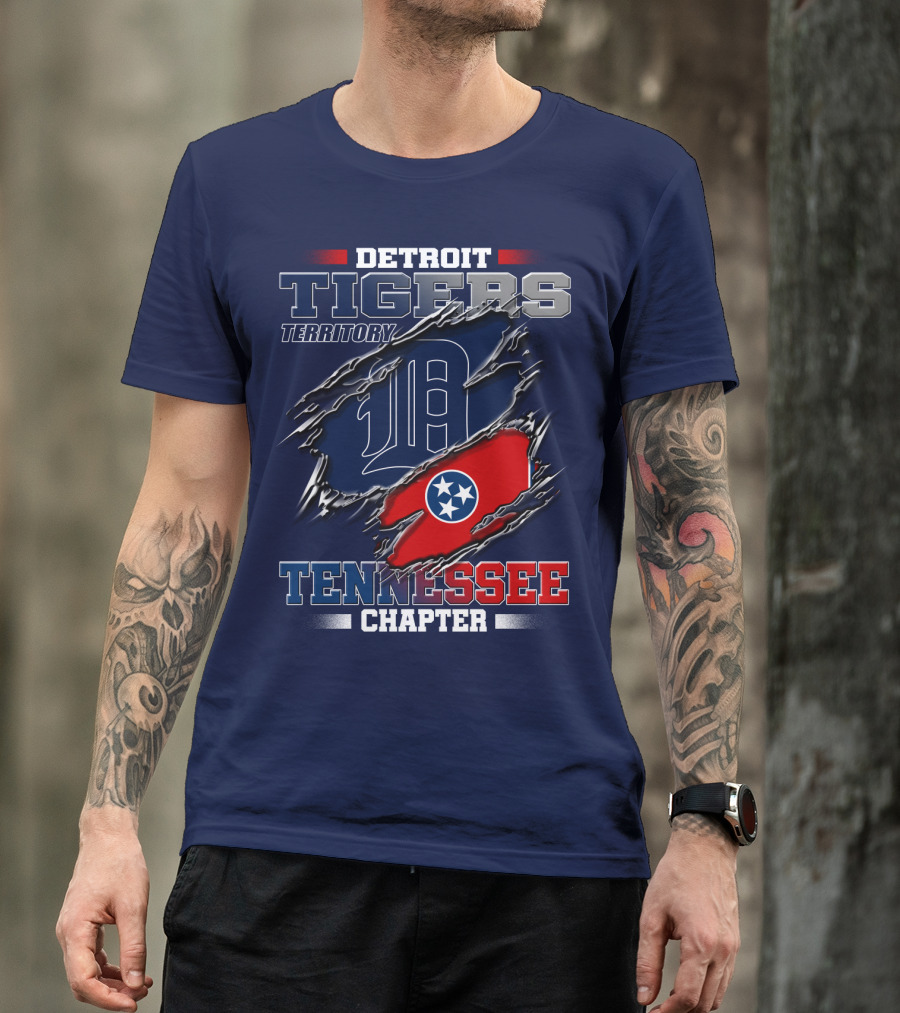Detroit Tigers Territory Tennessee Chapter T-Shirt