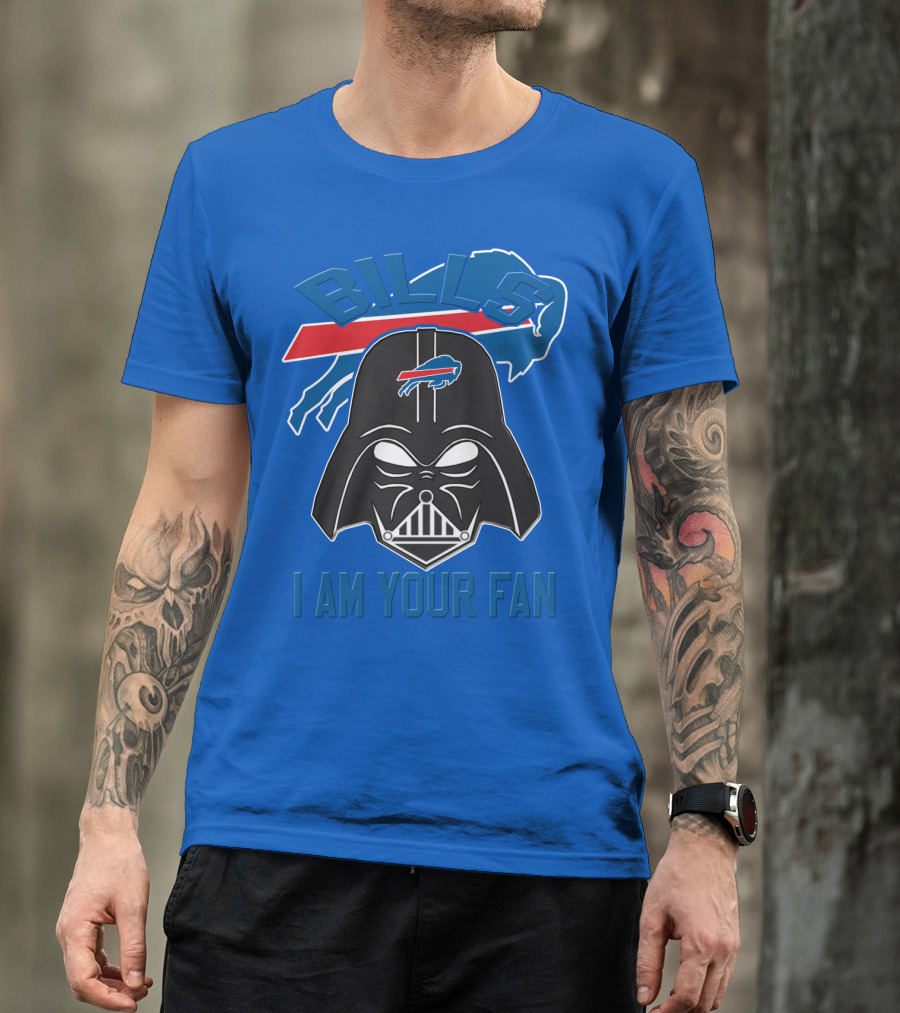 Buffalo Bills I Am Your Fan Darth Vader Helmet Nfl Crossover T-Shirt